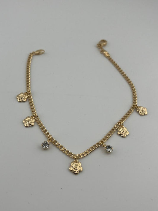 Blushing Rose Anklet
