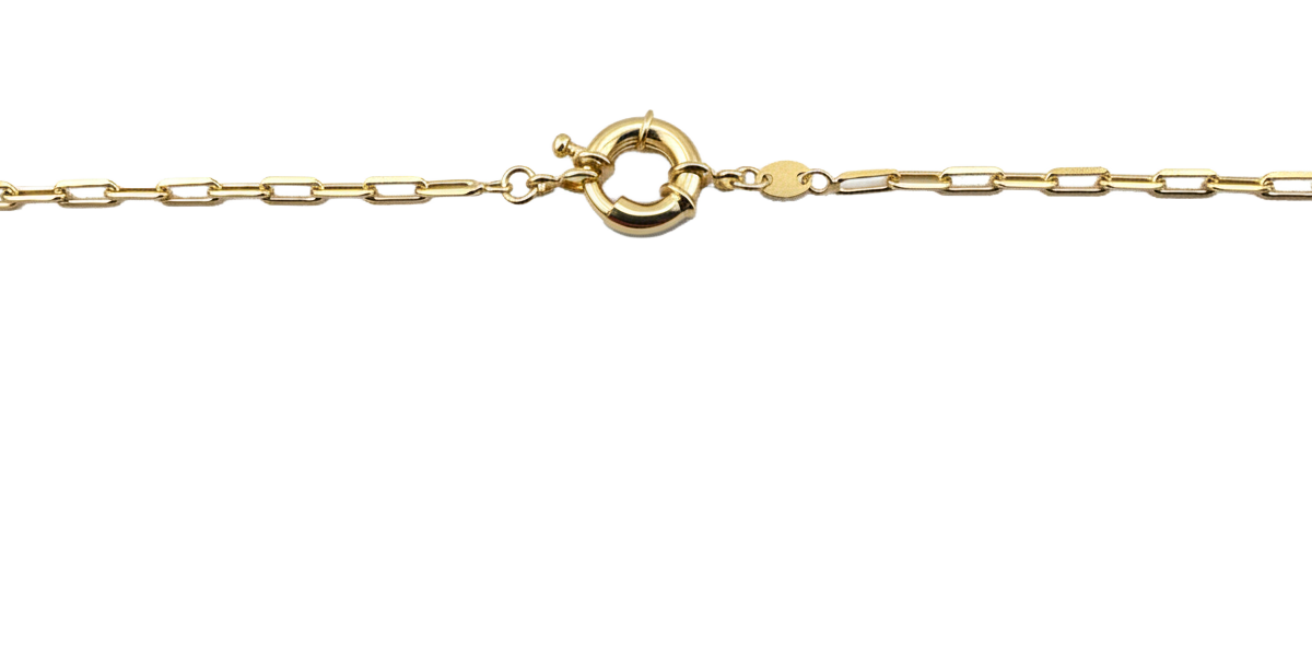 Paperclip Round Clasp