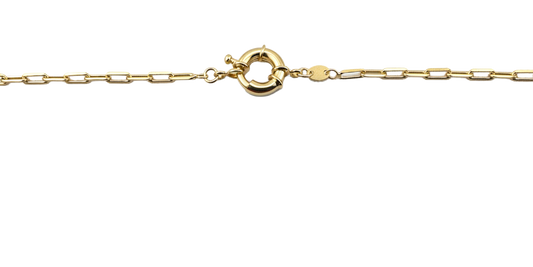 Paperclip Round Clasp