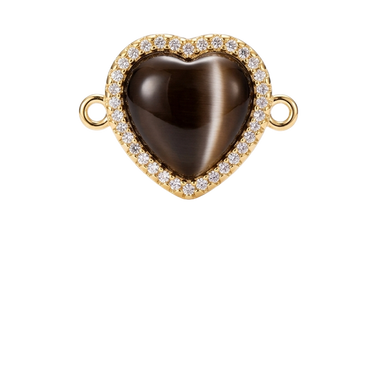 Heart - tiger's eye