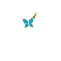 Butterfly - small - light blue
