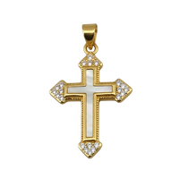 GFC -062 (Cross With Mother Pearl & cz)
