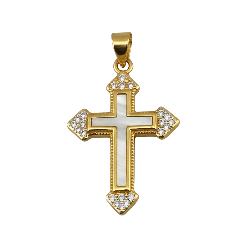 Cross - mother of pearl
